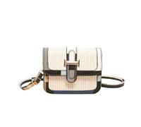 YIMAIWLX Sac De Plage Femme Sac À Main Rétro À Paille Rétro pour Femmes en Croix De Carrosserie Croix À Épaule Messager-Bleu