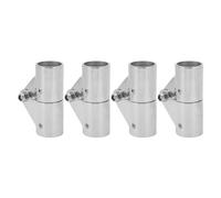 yiMANtrading 4 connecteurs de Tuyau pivotants en Acier Inoxydable de 25 mm pour Bateaux, raccord de Tube Robuste pour Yachts Marins avec Joint Rotatif pour Yachts gonflables et en Fibre de verr