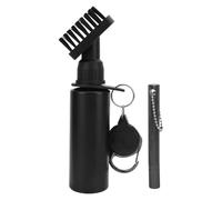 yiMANtrading Brosse de Nettoyage pour Clubs de Golf avec Bouteille Compte-Gouttes Anti-Fuite de 150 ML et Outil d’affûtage des rainures, kit Professionnel de Nettoyage de Clubs de Golf - (Noire)