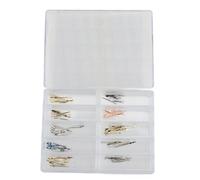 yiMANtrading Kit de remplacement de 30 aiguilles de montre en métal, aiguilles des heures, des minutes et des secondes pour mouvement à quartz 8200 et 8205, ensemble d’aiguilles de montre