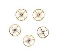 yiMANtrading Roue d’échappement avec remplacemnt de spiral à balancement complet pour mouvement 8205, pièces de réparation de montres en alliage de précision pour horlogers, inclut une boîte de