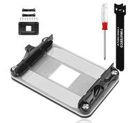 YIMATEECO AM4 Support de radiateur en métal pour processeur AM4, kit de support de base AM4, plaque de montage pour socle AMD compatible A320, X370, X470, X570, B350, B450 B550 (1 jeu)