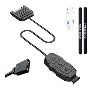YIMATEECO Contrôleur ARGB, mode d'éclairage intégré 5 V 3 broches contrôleur ARGB alimentation SATA adressable manuellement pour cartes mères sans ARGB 5 V, ventilateurs ARGB DIY, bandes lumineuses,