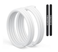 YIMATEECO Lot de 2 tuyaux PTFE pour imprimante 3D, en téflon Bowden, compatibles avec filament 1,75, ID 2 mm OD 4 mm, pour PLA, PETG, ABS, TPU 1,75, extrudeuse d'imprimante 3D (tuyau PTFE de 1 m,