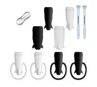 YIMATEECO Lot de 8 protecteurs de câble de données en silicone à double extrémité - Protégez et prolongez la durée de vie de vos câbles de charge, protecteur de cordon en silicone compatible avec