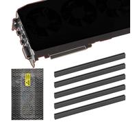 YIMATEECO PCIE Lot de 16 protège-doigts dorés pour carte graphique Noir