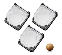 YIMATEECO Protection de bouton, couvercle de bouton, 3 pièces de protection pour interrupteur à bouton PC, protection étanche et anti-poussière pour bouton-poussoir de 22 mm (Transparent, 3 pièces)