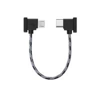 yimeizhiguang Câble de contrôleur DJI Type-C vers Micro USB 15 cm | Nylon tressé 90° | Câble de charge et de synchronisation de données | Compatible avec DJI Mavic Mini Mavic Pro Mavic Air Spark