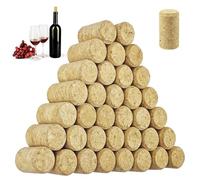YIMETOP Lot de 35 bouchons de vin, en liège naturel, pour la décoration artisanale, les bouteilles de bière, les bouteilles de champagne, les bouteilles de vin, les bouteilles de vin rouge