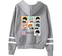 YIMIAO Femme Fille Fans de Groupe de garçon Sweat à Capuche Love Yourself Her Bangtan Boys Pull Manches Longues Homme Sport Hoodie(XXS)