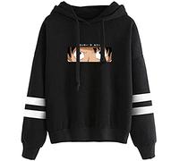 YIMIAO Femmes Pull One Piece Sweat à Capuche Japonais Anime Imprimer Ace Hoodie Hommes Unisexe Luffy Pullover Sweatshirts(XS)