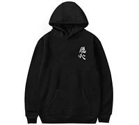 YIMIAO Hommes Haikyuu Sweats à Capuche Japonais Anime Karasuno High School Pullover Unisexe Volleyball Junior Hoodie Novelty Imprimer Pull Sweat À Manches Longues Femmes Sweatshirts(4XL)