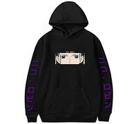 YIMIAO Sweat à Capuche One Piece Japonais Anime Sweatshirt Unisex Ace Pullover Hooded Luffy Hoodie Hommes Femmes(M)