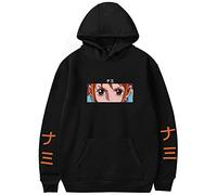 YIMIAO Sweat à Capuche One Piece Japonais Anime Sweatshirt Unisex Ace Pullover Hooded Luffy Hoodie Hommes Femmes(M)