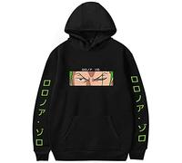 YIMIAO Sweat à Capuche One Piece Japonais Anime Sweatshirt Unisex Ace Pullover Hooded Luffy Hoodie Hommes Femmes(M)