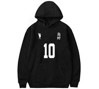 YIMIAO Unisexe Haikyuu Sweat à Capuche Anime Volleyball Junior Pull Japonais Animé Cosplay Manches Longues Pullover Homme Femme(S)