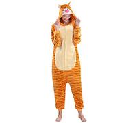 Yimidear® Unisexe Hot Adulte Pyjamas Cosplay Costume d'animal Onesie de Nuit de Nuit,M,Tigger(jaune)