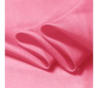 Yimihua 100% Tissu de Soie de mûrier Taffetas de Soie au mètre Doublure de Robe Artisanat Décoration Drapé Vêtements de Mariage Tissu de Soie Matériel 114cm de Large(Color:Pink)