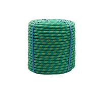 Yimihua Corde d'escalade Vert 10mm/12mm/14mm/16mm Corde De Sécurité d'escalade Extérieure, Corde D’Alpinisme Polyester Sauvetage Corde pour Le Randonnée,L'alpinisme, Montagne(10m-100m)