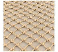 Yimihua Filet d'escalade pour Enfants sécurité de la Cargaison extérieure Filet Anti-Chute Adultes Fitness Filet de Jute Filet de Chanvre de Jute 6mm * 15cm Échelle de Corde de fret(Size:3x4m)