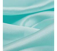 Yimihua Satin De Soie Tissus léger Beau Tissu en Satin de Soie Robe drapé décor Tissu pour Produits photographiques 150 cm de Large(Color:Bleu Clair)