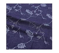 Yimihua Tissu Jean Tissu Denim en Coton Lavé Tissu de Jeans Jacquard Matière Textile pour Jean, Robe, Chemise, Patchwork, Décoration Intérieure (Largeur: 1,6 m)(Size:1x1.6 m)