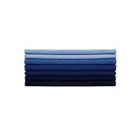 Yimihua Tissu Jean Tissu en Coton Denim Matériel de Couture 150 cm De Large Tissu Fait à La Main pour La Couture de Vêtements, De T-Shirts, de Jeans et de Vêtements(Size:Épais,Color:Bleu Clair)