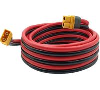 YIMIKEDAYA Rallonge XT60, 10 AWG, XT60, connecteur mâle vers femelle, compatible avec la station d'alimentation EcoFlow, 10 AWG 3 m
