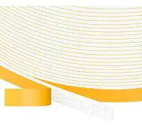 YIMIKI Joint de fenêtre de porte, joint en mousse adhésif renforcé pour porte d'entrée, bande anti-froid en néoprène, 6 mm (L) x 1.5 mm (H), total 10 m (L)
