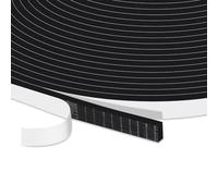 YIMIKI Joint de porte isolant, coupe-froid en mousse adhésive forte, bande de caoutchouc pour temps froid, 6 mm (l) x 1.5 mm (H), total 10 m (L)