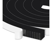 YIMIKI Joint de porte isolant, coupe-froid en mousse adhésive forte, bande de caoutchouc pour temps froid, 12 mm (l) x 10 mm (H), total 4 m (L)