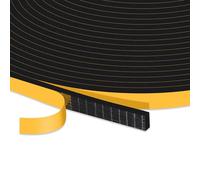 YIMIKI Joint Fenêtre Isolation en Bande Adhésif, Joint Mousse Caoutchouc Isolant pour Porte Entrée, Joint Isolation du bruit et Froid, Anti-glisse, 6mm (L) x 1.5mm (H),chaque 10m, 2 rouleaux,total 20m