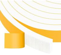 YIMIKI Joint Fenêtre Isolation, Joint Porte de Mousse Adhésive, Joint Isolation du bruit et Froid, Anti-glisse, Bande Caoutchouc Anti-froid Antichoc, 25mm (L) x 10mm (H), total 4m