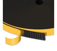 YIMIKI Joint Fenêtre Isolation, Joint Porte de Mousse Adhésive, Joint Isolation du bruit et Froid, Anti-glisse, Bande Caoutchouc Anti-froid Antichoc, 12mm (L) x 1.5mm (H), total 10m