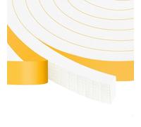 YIMIKI Joint Isolant Portes Fenêtres en Mousse autocollant, Joint Adhésif en Mousse Caoutchouc, Joint Calfeutrage Isolation Phonique,anti-collision,20mm (L) x 10mm (H), total 4m