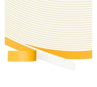 YIMIKI Joint Isolation Fenêtre en Mousse Adhésif, Joint Porte Entrée en Caoutchouc Antioxydant, Joint Phonique Multiusage Coupe Vent, 6mm (L) x 1.5mm (H), total 20m (L)