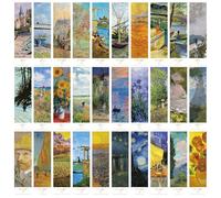 YIMINGOUFEI 30 Marque-Pages Artistiques de Peinture à l’Huile, 15 x 4 cm
