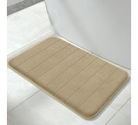 Yimobra Tapis de bain antidérapant, 80 x 50 cm, super absorption d'eau, épais, lavable en machine, facile à sécher, tapis de salle de bain - chameau