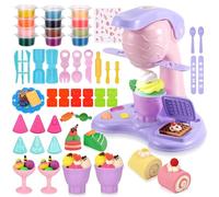 Yimomoyi Kitchen Creations Kitchen Creations Ensemble de pâte à glace 47 pièces avec machine à crème glacée pour enfants de 3 ans et plus (B)