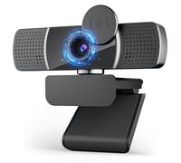 YIMONA Webcam 2K pour PC et ordinateur portable avec microphone - Webcam USB Plug & Play avec cache de cache, compatible avec Windows 11, macOS, Zoom, Teams, Whatsapp, Facetime, Linux et plus encore