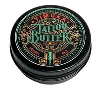 YIMUKA Beurre de tatouage - Baume de tatouage de qualité supérieure pour soin quotidien et régénération - Ingrédients 100 % naturels - Bio, végétalien et commerce équitable (30 ml)