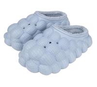 Yimuzche Chaussons Chaudes Bubble Slides, Pantoufles à Bulles Drôle de Massage,Slippers Hiver Femmes Hommes (Bleu, 41/42, Adulte, 41, Numérique (intervalle), Système Taille Chaussures EU, 42, Moyen)