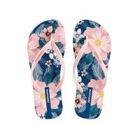 Yimuzche Tongs Femme Pantoufles Été Hawaï Chaussons Portable Flip-Flop Antidérapantes pour Voyage Plage Piscine (Rose, Adulte, Femme, 39, Numérique, Système Taille Chaussures EU, Moyen)