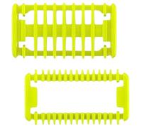 YIMVUNZ 2 PCS Peignes de Coupe Pour Rasoir Sabot One Blade Aide à la Coupe Des Poils du Corps Lame one Blade Protecteur de la Peau Convient Aux Rasoirs Philips QP25XX/QP65XX/QP26XX/QP66XX