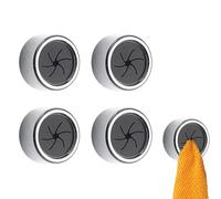 YIMVUNZ 4 pcs Porte Torchon Accroche Torchons Adhesif porte-torchons sans perçage ABS Rond Porte Torchon Cuisine Accroche Torchon Ronds pour Cuisine Salle de Bain et Maison