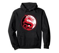 Yin et Yang Dragon Culture Mythe Art Chinois Cadeau Sweat à Capuche