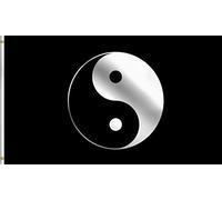 Yin Et Yang Drapeaux De Maison 90X150Cm Durable Drapeaux Décoratifs D'Extérieur Décoratif Bannière Extérieur Pour Ferme Décoration Accessoires