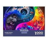 Yin et Yang Puzzle 1000 Pieces Puzzle Adulte Classique Jeu D'Intelligence 70x50cm/1000pcs