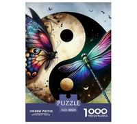 Yin-Yang 1000 Pièce Puzzle Jeu De Famille Classique Jigsaw Puzzle Jeu De Défi Unique pour Adultes Et Enfants 38x26cm/1000pcs