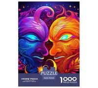 Yin-Yang 1000 Pièces Diagramme de Bagua Puzzles pour Adultes Un Puzzle Difficile Jeu Éduchatif Défi Jouets Enfants Jeu De Puzzle pour Toute La Famille Décoration De La Maison 70x50cm/1000pcs